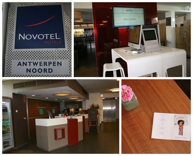 Aankomst Novotel Antwerpen