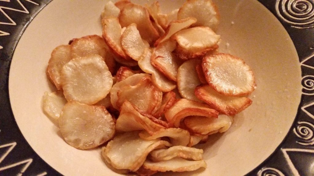 Chips van aardperen, recept met aardperen
