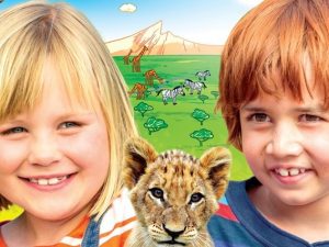 Casper en Emma op safari